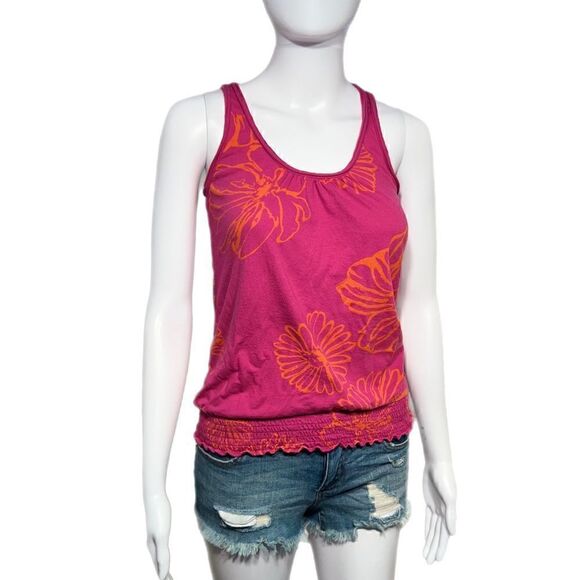 AEOāHibiscusāSmockedāTankāTop - Picture 4 of 11